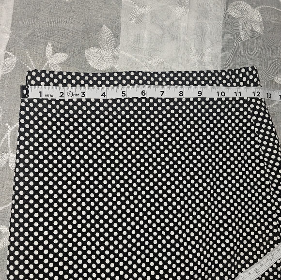 Poka Dot pencil skirt black/white size small - Picture 6 of 6